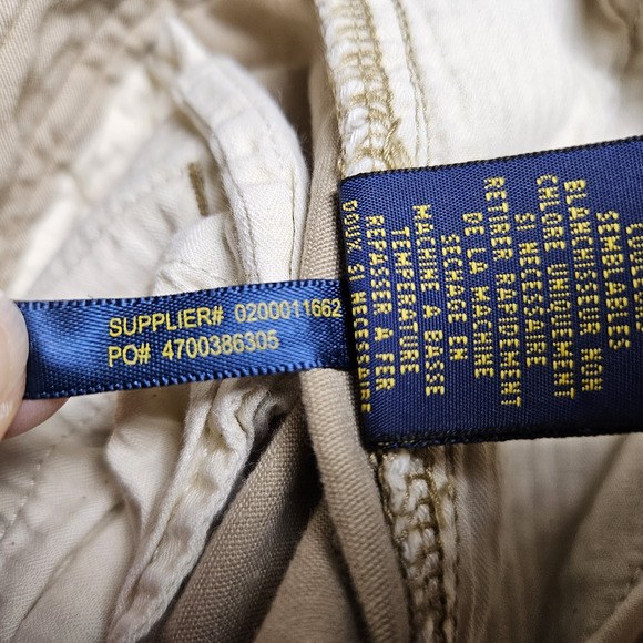 Polo Ralph Lauren Womens Cargo Pant Safari Utility Khaki Outdoor Pockets Tan 10 - Picture 13 of 16